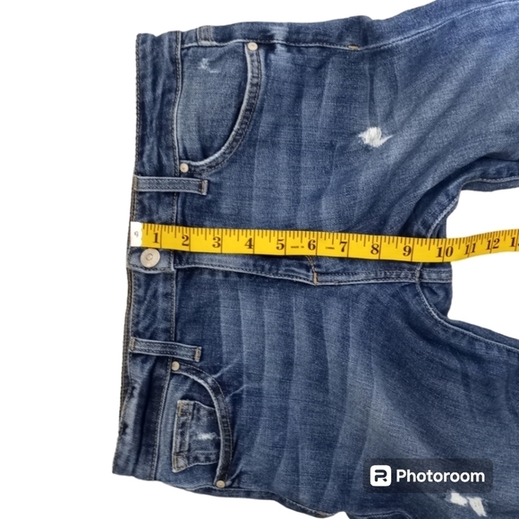 Joe's Jeans Ripped Distressed Skinny Fit Ankle Shark Bite Hem Jens Size 28 - Picture 15 of 16